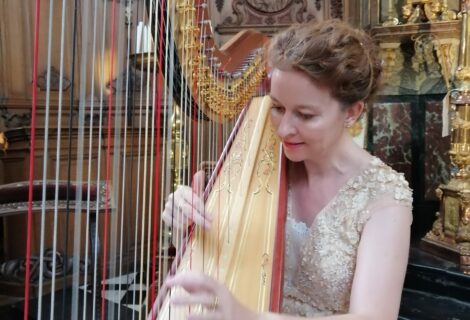 Harp concert door Marie-Christine Gryson, op 31/07 Harp concert door Marie-Christine Gryson, op 31/07
